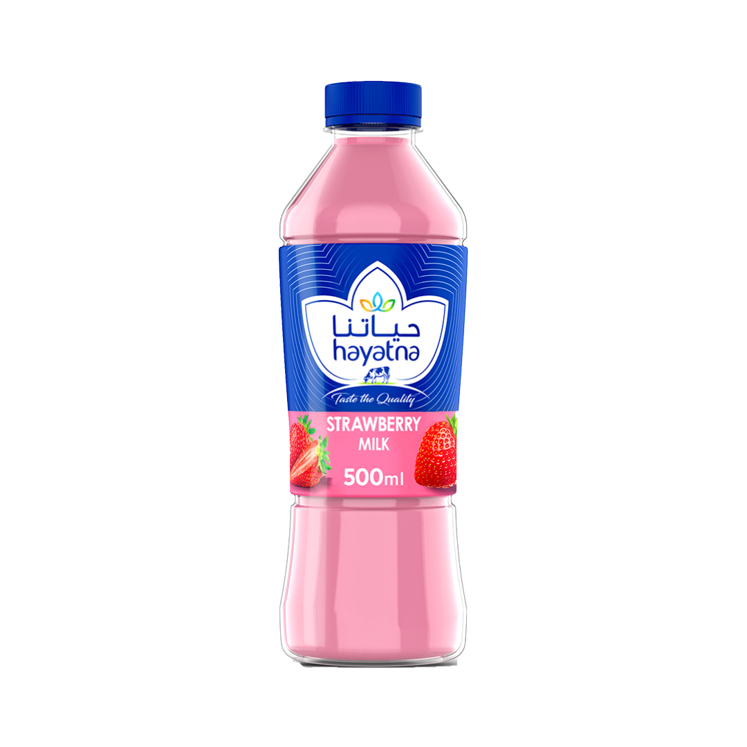 Flavoured Fresh Milk – Strawberry 500ml featured image
